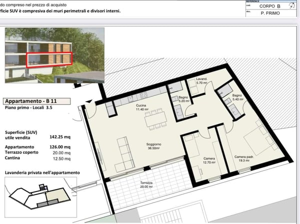 Elegante appartamento 1.5 locali nuovo nel verde 11