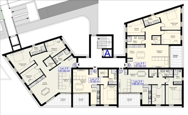 Elegante appartamento alto standing con terrazza 11