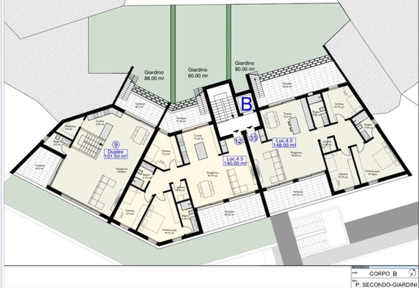 Meraviglioso attico duplex 1.5 locali con giardino 11