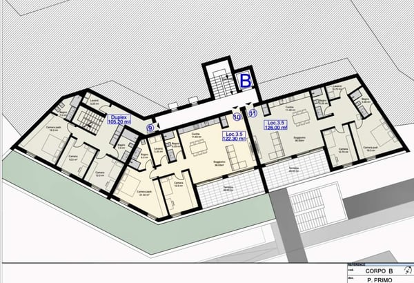 Meraviglioso attico duplex 1.5 locali con giardino 10