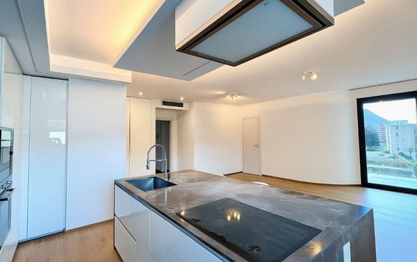 Attico esclusivo con roof top a Lugano Pregassona 2