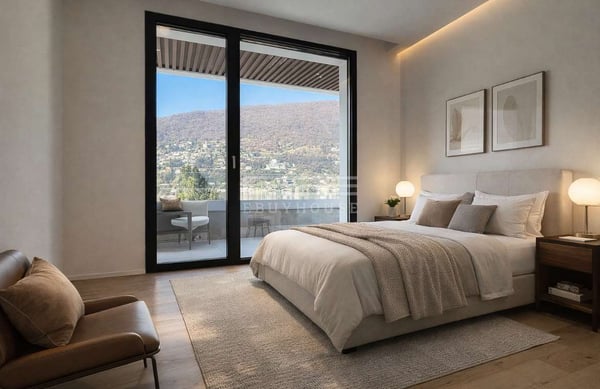 Villa di design in posizione unica con vista lago mozzafiato e darsena 10