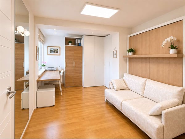 Appartamento moderno arredato in affitto con vista panoramica sul lago 6