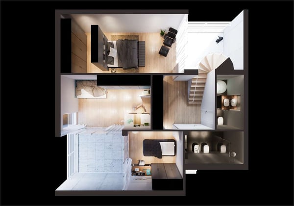 ESCLUSIVO DUPLEX NEL CUORE DI CASSARATE 12