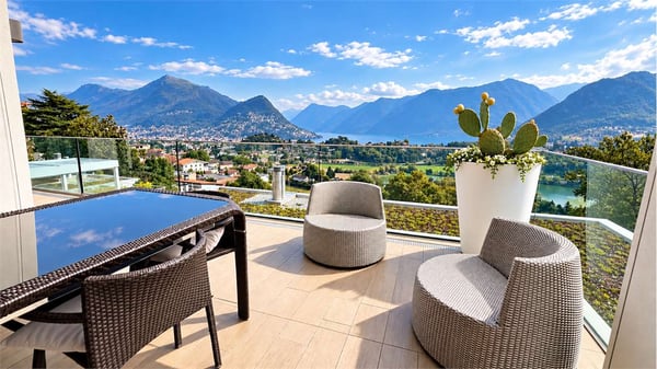 Attico panoramico a Muzzano - Eleganza, privacy e vista 3