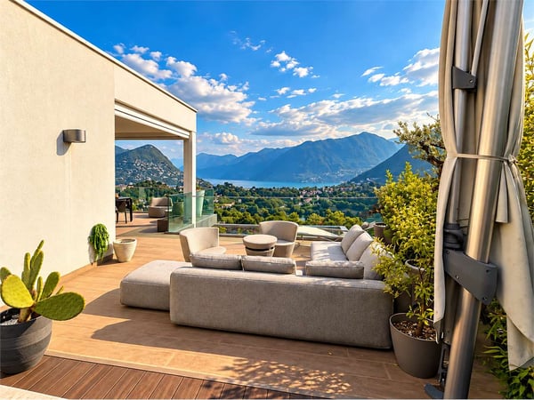 Attico panoramico a Muzzano - Eleganza, privacy e vista 6