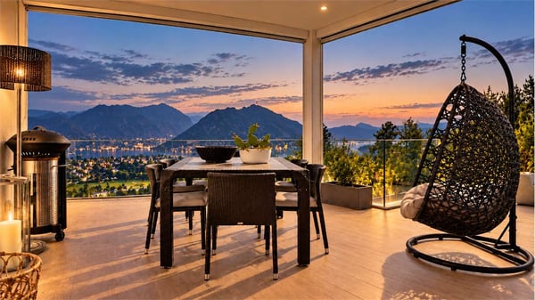 Attico panoramico a Muzzano - Eleganza, privacy e vista