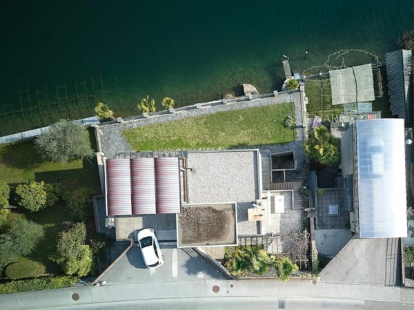 Villa Fronte Lago con Darsena Privata a Morcote 1