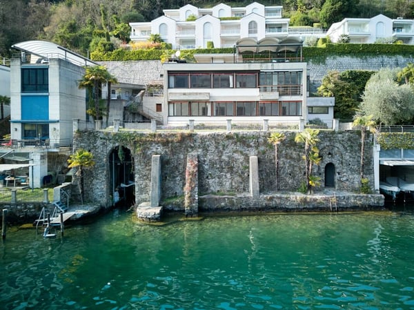 Villa Fronte Lago con Darsena Privata a Morcote 13