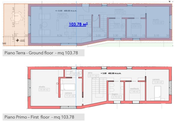 TERRENO EDIFICABILE CON PROGETTO PER VILLETTA 3