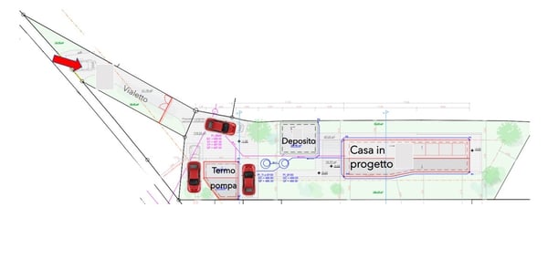 TERRENO EDIFICABILE CON PROGETTO PER VILLETTA 2