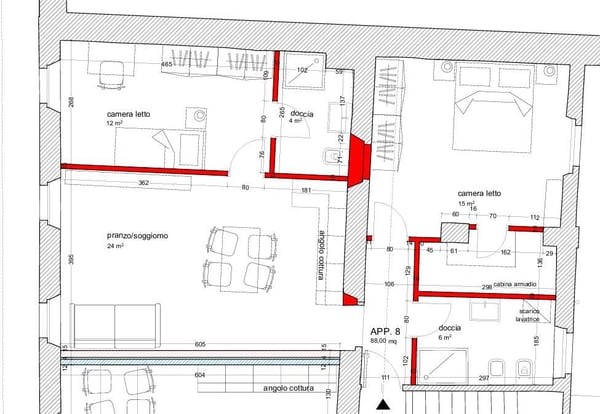 MENDRISIO CAPOLAGO: 3.5 LOC. VISTA LAGO - secondario 9