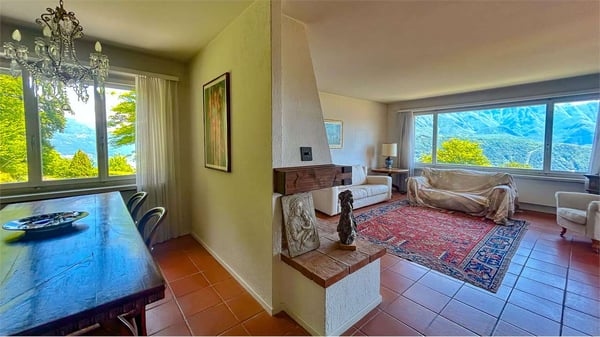 VILLA PANORAMICA A CARONA CON VISTA LAGO E PRIVACY 5