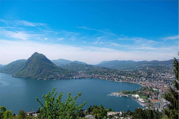 Lugano: nuova casa panoramica con vista lago 1