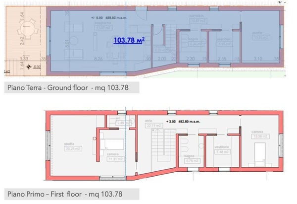 TERRENO EDIFICABILE CON PROGETTO PER VILLETTA 4