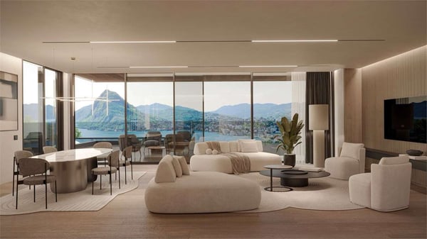 APPARTAMENTO DI LUSSO 4,5 LOCALI VISTA LAGO 6