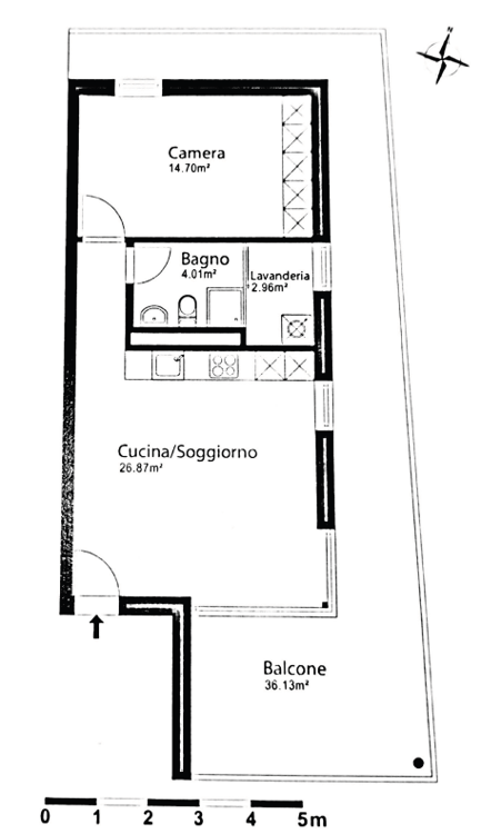 AFFITTASI A LOCARNO - Appartamento arredato di 2.5 locali al 2°piano 13