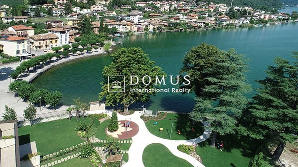 Appartamento a lago con giardino 1