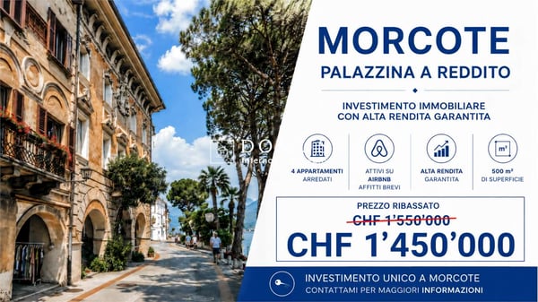 Palazzina a reddito con 4 appartamenti - Morcote 12