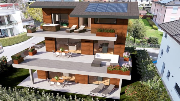 Appartement im Erdgeschoss mit Garten in einem Gebäude mit nur 2 Wohneinheiten 1