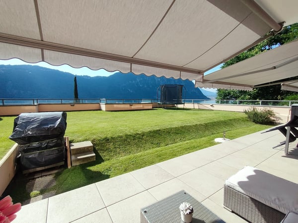 Bissone -  Esclusivo appartamento con giardino e vista mozzafiato sul Lago di Lugano 3