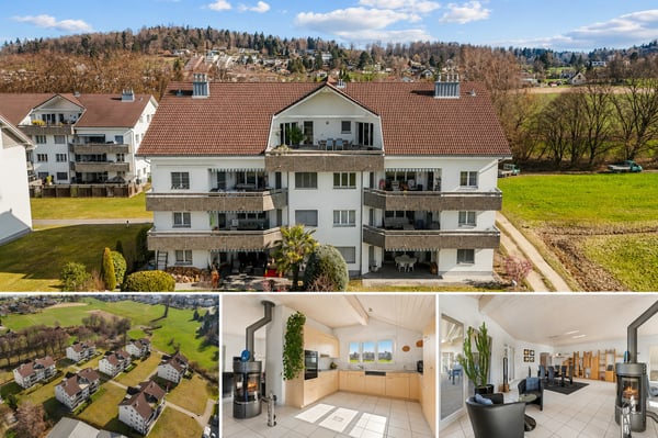 Exklusive 5½-Zimmer-Dachwohnung mit Lift direkt in die Wohnung 1