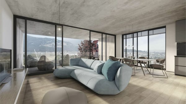 Appartamento 1.5 locali in vendita a Mendrisio - Residenza Les Rocs 3