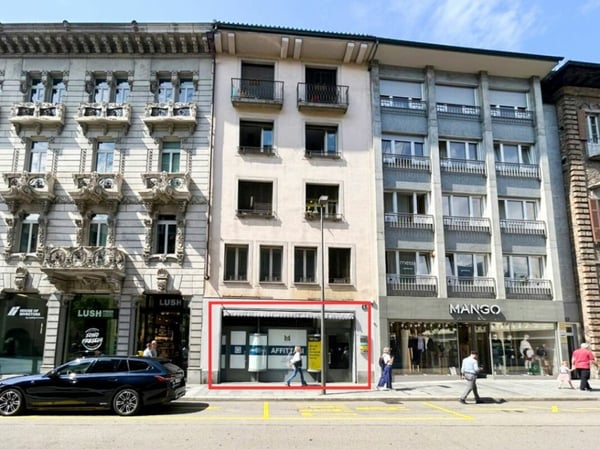 Spazio commerciale con vetrina in centro Lugano 5