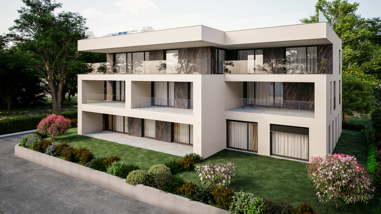 Elegante appartamento di nuova costruzione con terrazza in vendita a Lugano