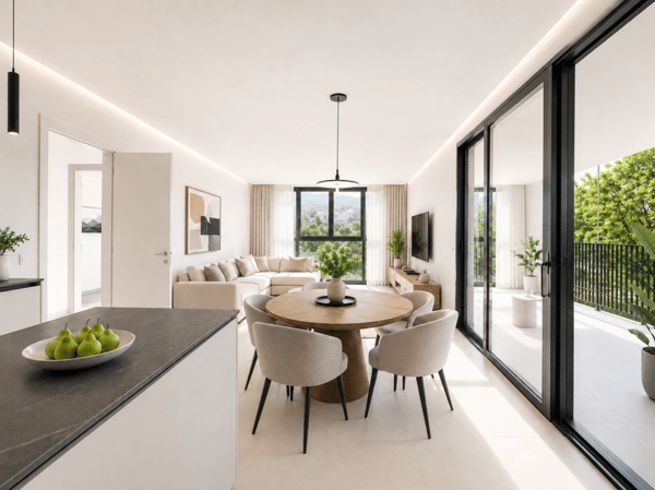 Elegante appartamento di nuova costruzione con terrazza in vendita a Lugano 1