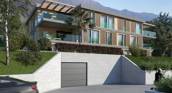 Ampio 1.5 locali con giardino in posizione meravigliosa a Locarno Monti 3