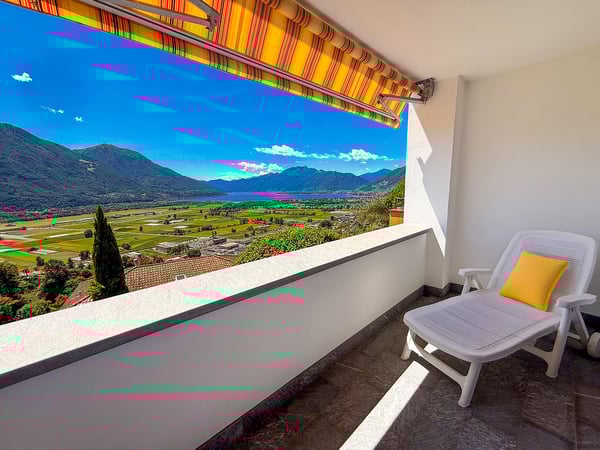 Sur le Lac Majeur, au Tessin, Maison des vacances avec vue panoramique 21