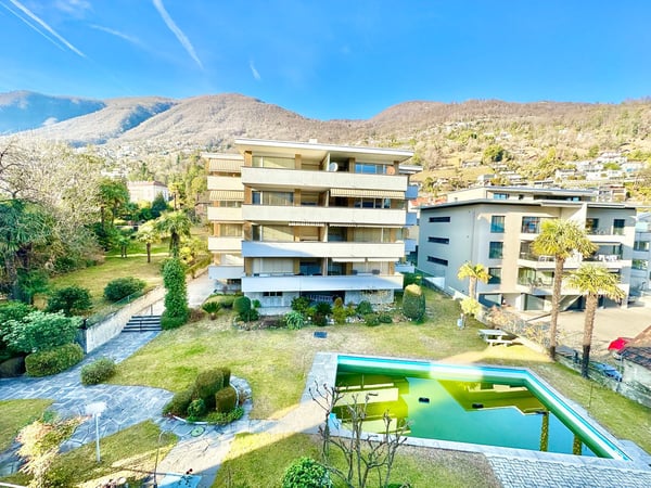 Moderno appartamento di 1.5 locali con piscina a Minusio 19