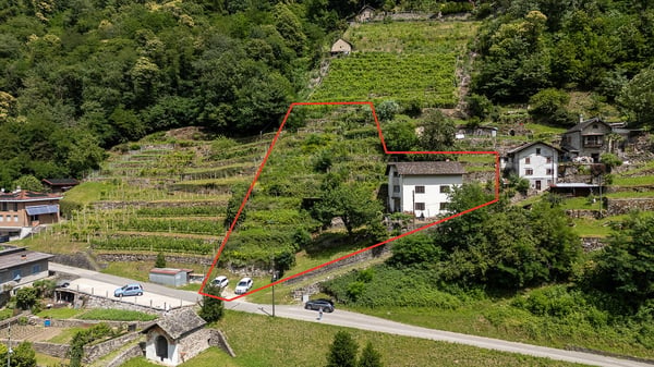 Grande Casa Bifamiliare di 9 locali da rinnovare, con terreno edificabile 2