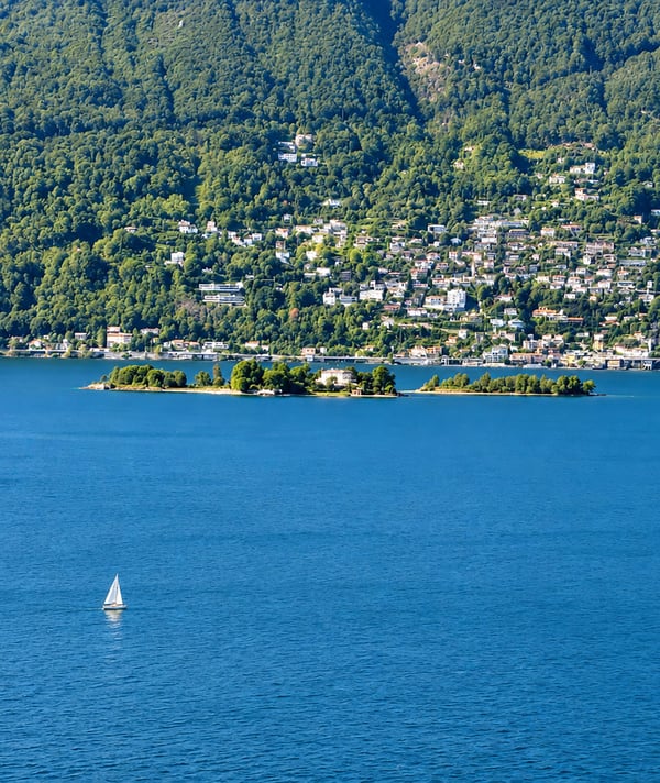 Villa con piscina e vista spettacolare sul Lago - Villa mit Pool und Panoramablick