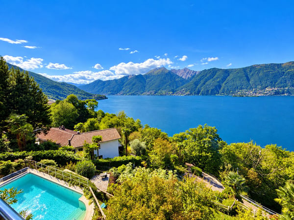 Villa con piscina e vista spettacolare sul Lago - Villa mit Pool und Panoramablick 26