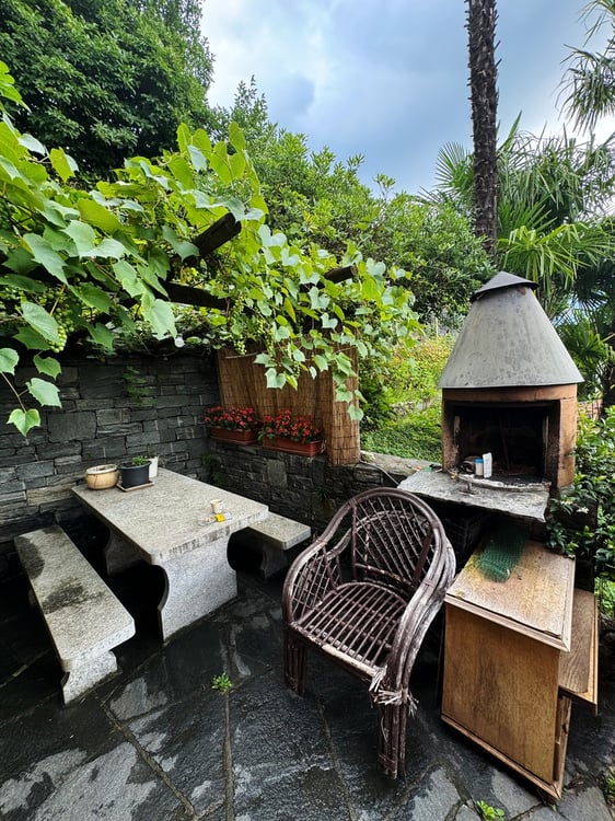 Bella casa 1.5 con giardino, giardino d'inverno e terrazza vista lago. 7