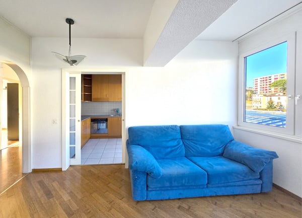 Interessante luminoso 1.5 ristrutturato con terrazza coperta 2