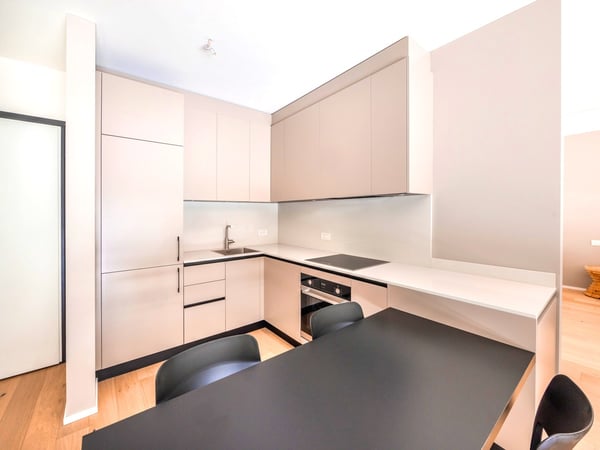 Nuovissimo appartamento 1.5 locali con giardino privato e portico 3