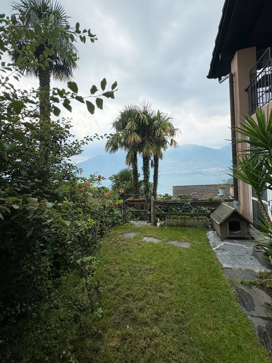 Bella casa 1.5 con giardino, giardino d'inverno e terrazza vista lago. 8