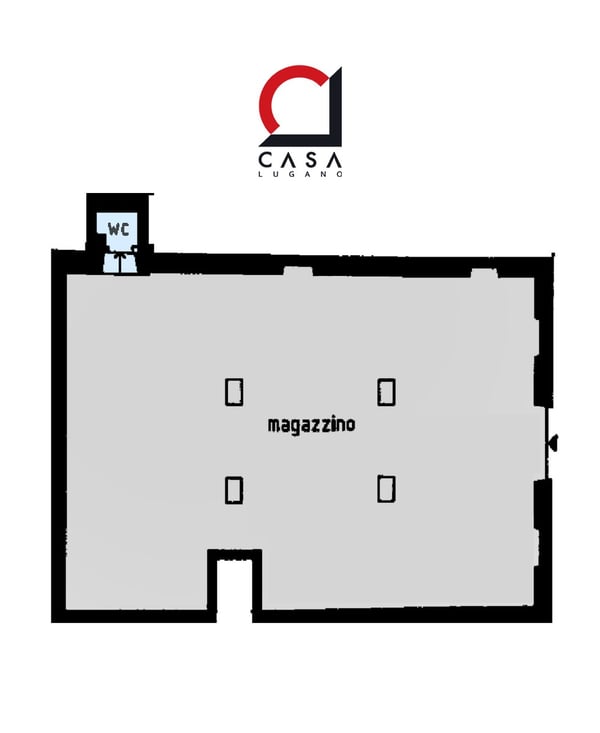 Grande magazzino affittato con ottime possibilità di reddito. 3