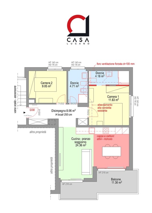 Bell'appartamento 1.5 locali ristrutturato nel 2024 con terrazza. 8