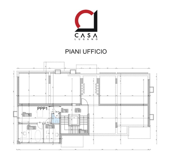 Nuovissimo ufficio 1 locali in zona dalla grande visibilità. 9