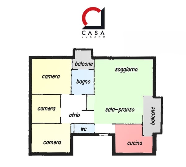 Moderno ampio 4,5 ristrutturato con terrazzo coperto e balcone. 13
