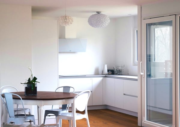 Moderno appartamento 3,5 con giardino e locale studio indipendente. 1