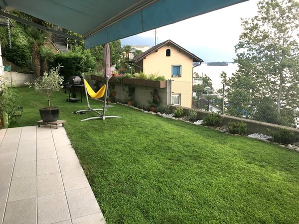 Ampio 5,5 con giardino e terrazza con affaccio sul lago a Brissago 6