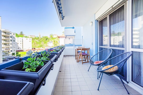 Bel 4,5 con grande terrazza coperta in ottimo stato manutentivo. 1