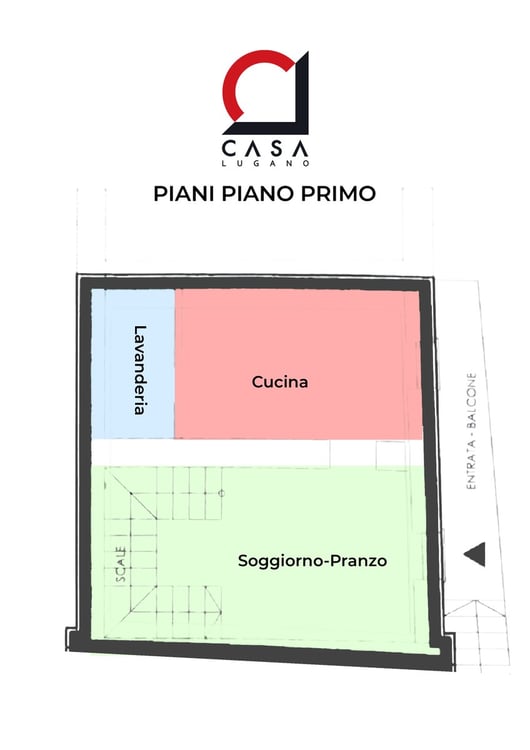 Bell'appartamento 3,5 locali ristrutturato con cucina open space 12