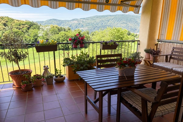 Bellissimo ampio duplex 5,5 locali con terrazza panoramica e camino 1
