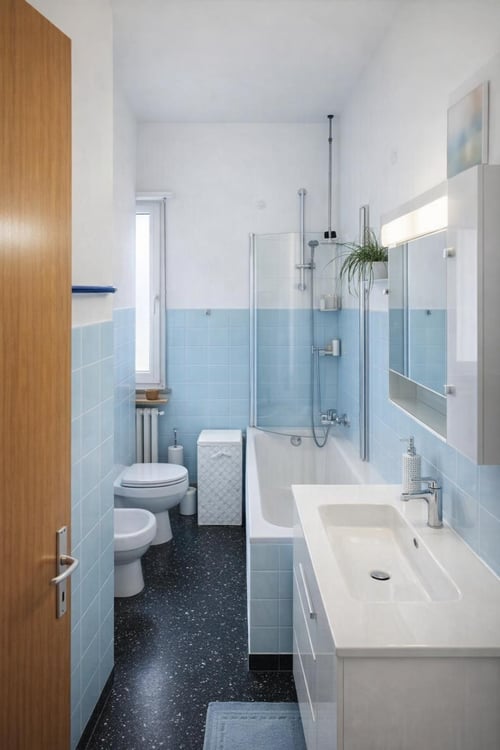 Bifamiliare 4,5 e 4,5 con giardino, tre terrazzi e grande soffitta. 15